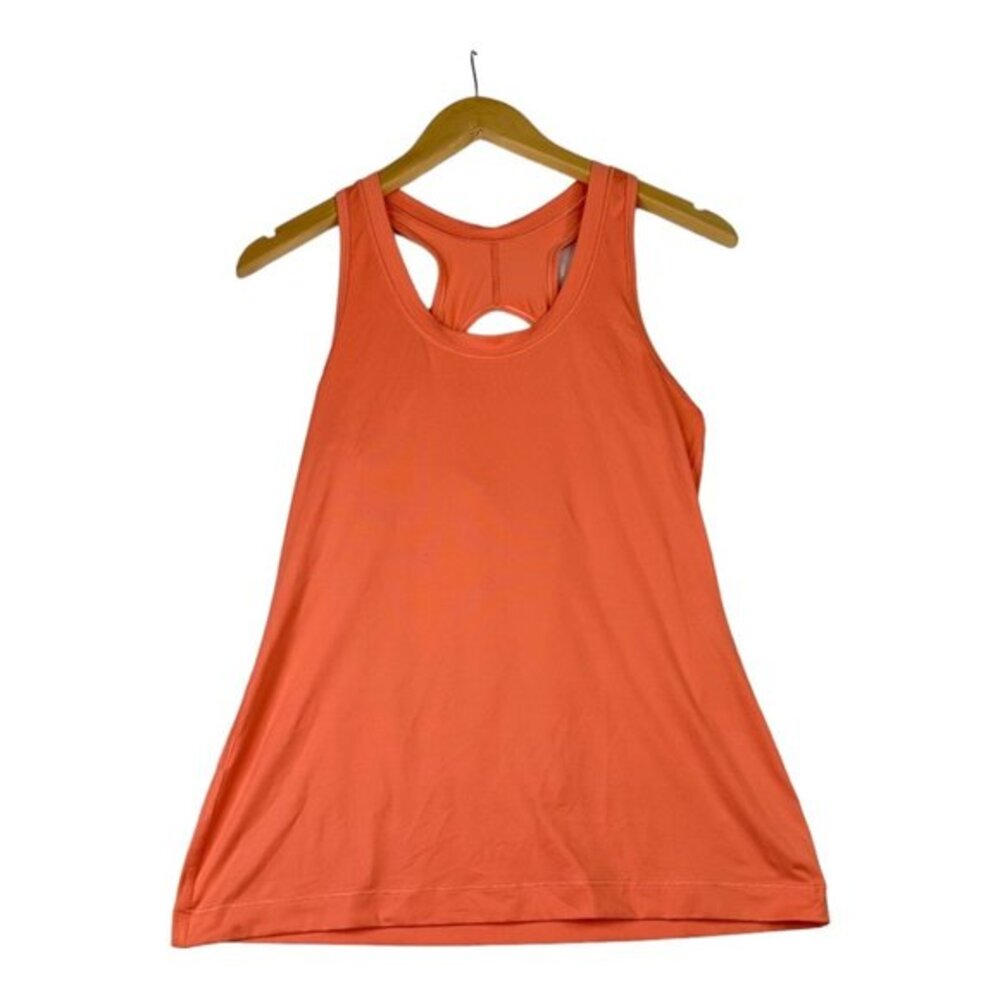 Athleta Keyhole Back Athletic Tank Top‎ size Small Orange